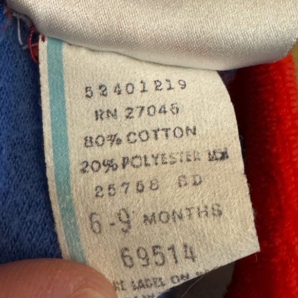 Vintage 90’s 9 & 18 Months Animal Giraffe Cat Colorful Romper Jumpsuit Retro - Picture 7 of 14